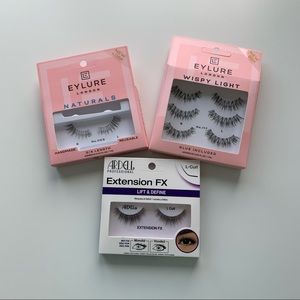 NIB 3 Packs (5 Pairs) of Ardell & Eyelure Lashes